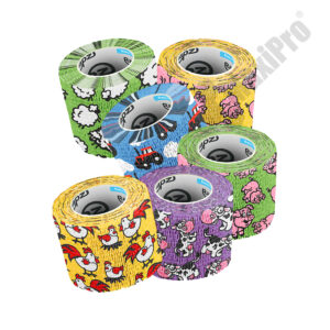 Cohesive Bandages<br>Funny Farm 5cm 12 rolls