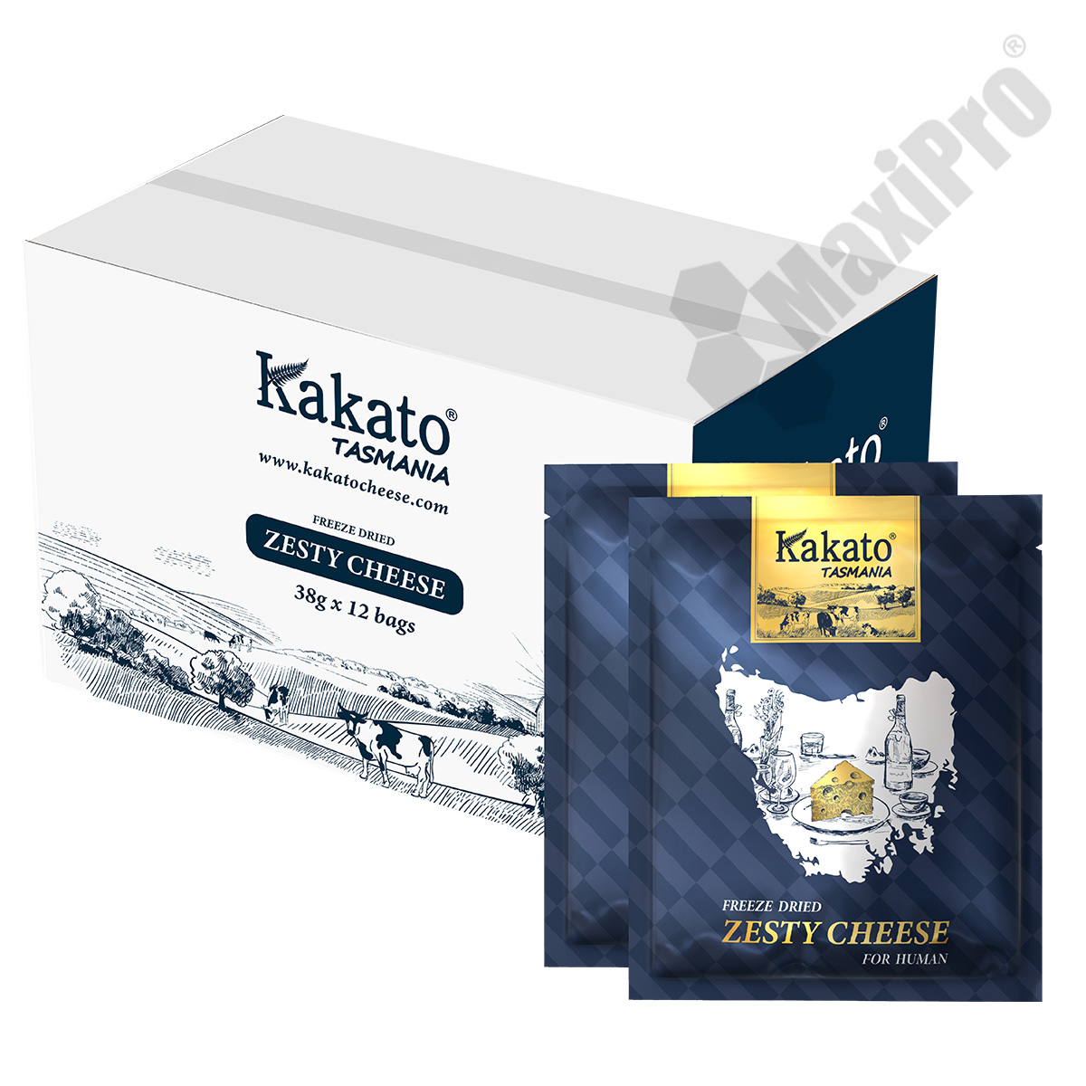 卡格 Zesty 芝士盒裝<br>38g x 12包
