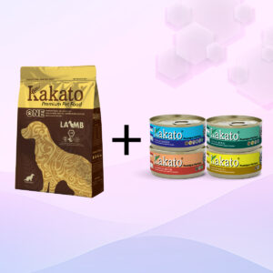 (Limited Offer) Kakato ONE Lamb for Dogs + 4 cans of Kakato® Complementary 70g